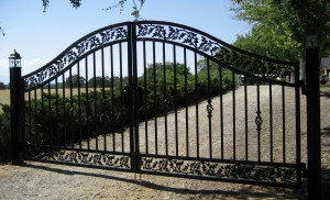 Iron fencing Sonoma County